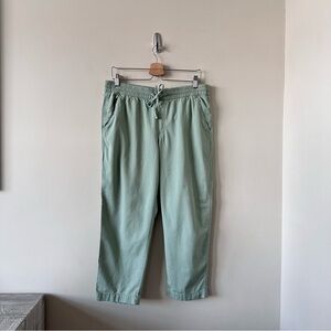 Gap-easy Green Cotton Blend Pant (Size:Large)